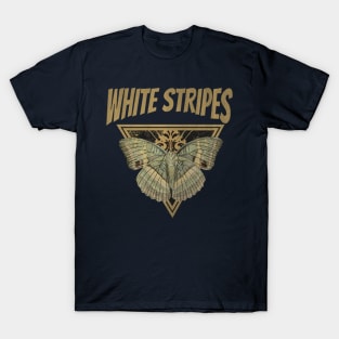 White Stripes // Fly Away Butterfly T-Shirt